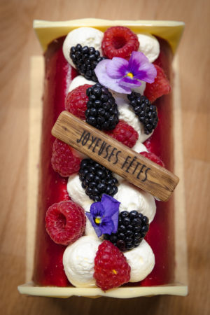 Bûche fruits rouges - 4P